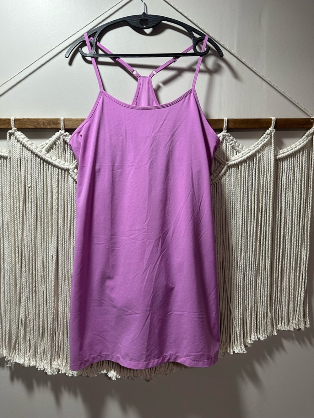 all in motion Pink Lavender Racerback Midi Dress